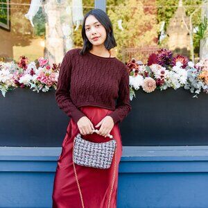 Cranberry Sweater Dress